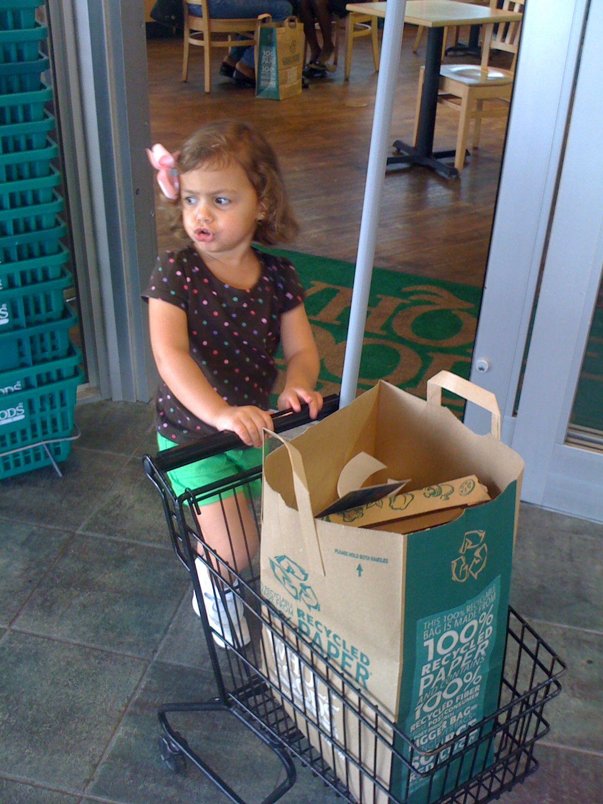 Whole Foods, the one with the shopping cart!