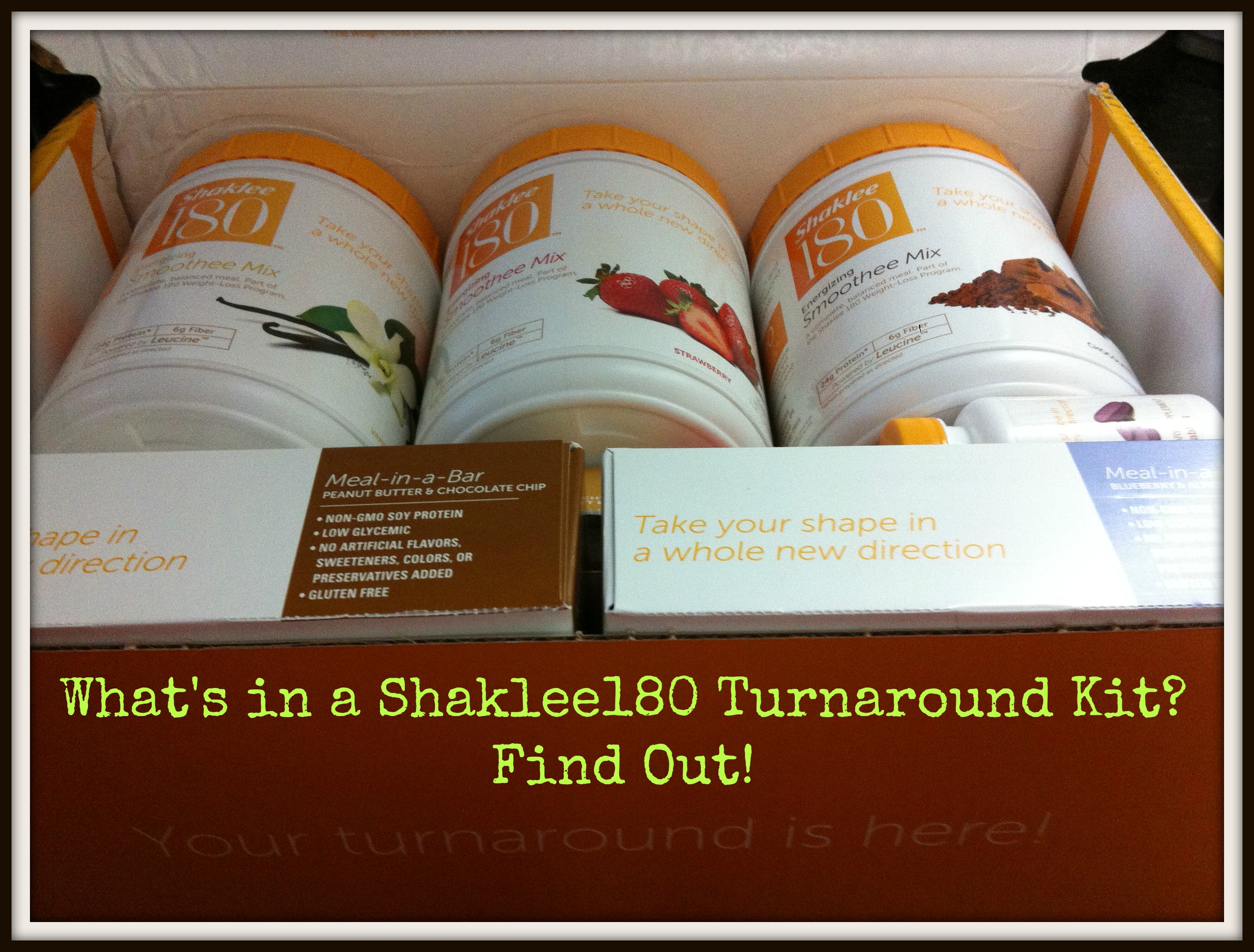 What’s in a Shaklee180 Turnaround Kit?