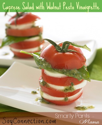 Caprese Salad with Soybean Oil