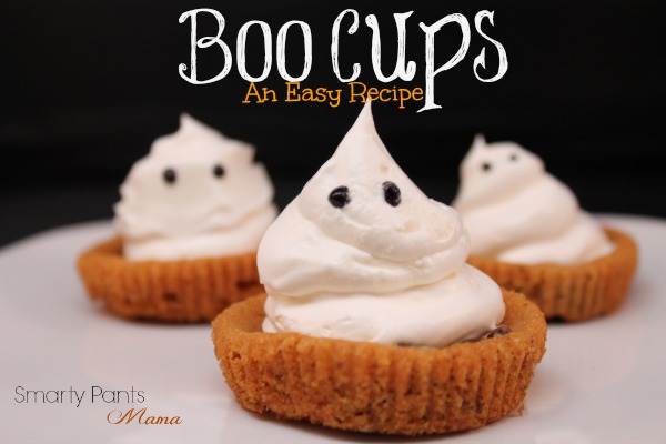 Boo Halloween Ghost Cupcakes