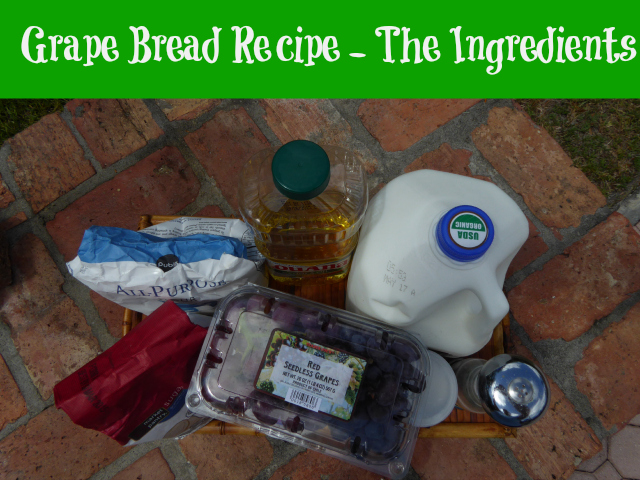Grape Bread Recipe Ingredients