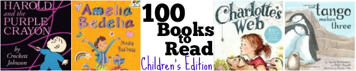 100 Books to Read in a Lifetime, Children’s Book Edition