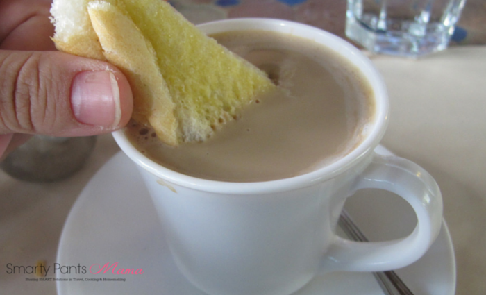 Cuban Cafe con Leche Recipe with Tostada