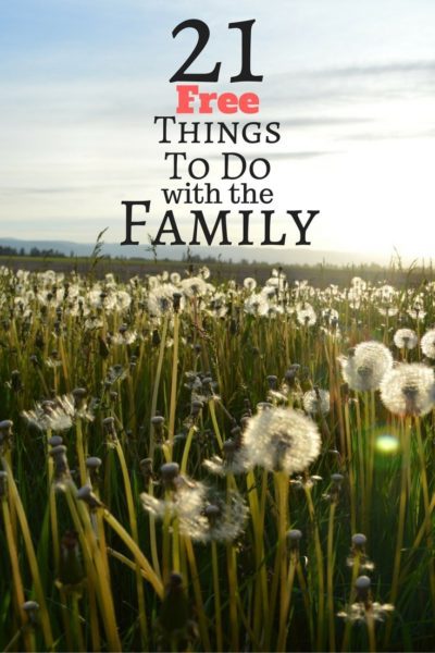 Things to do with the family