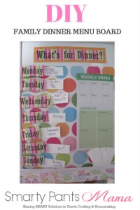 DIY Family Dinner Menu