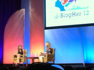 Katie Couric at BlogHer