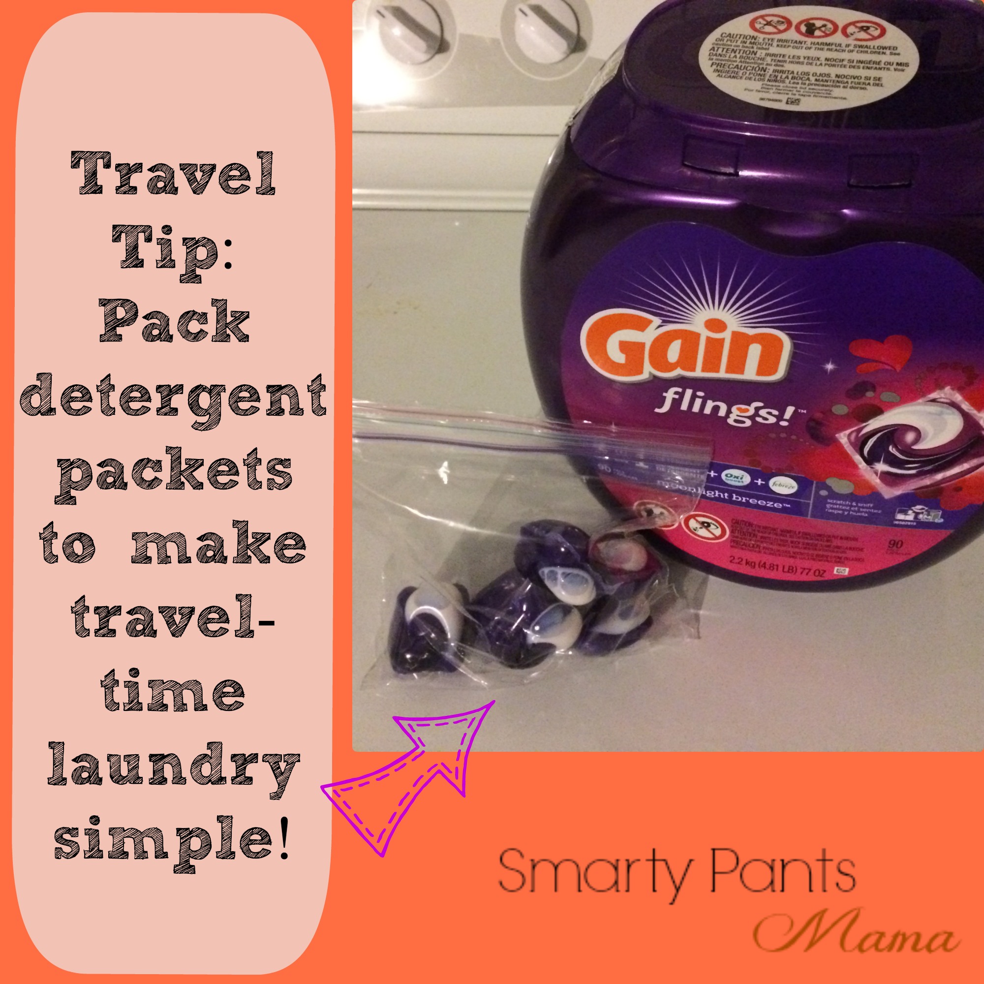 What laundry detergent when traveling is best?