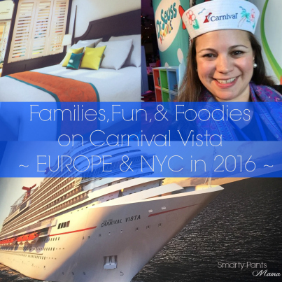 Carnival Vista Sailing European and NY Waters in 2016