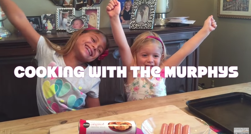 Kids Making Wrapped Dogs  with VIDEO