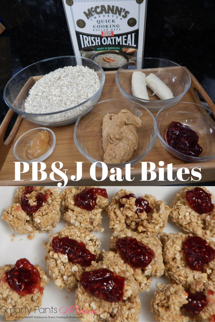 Making PB & J Oat Bites
