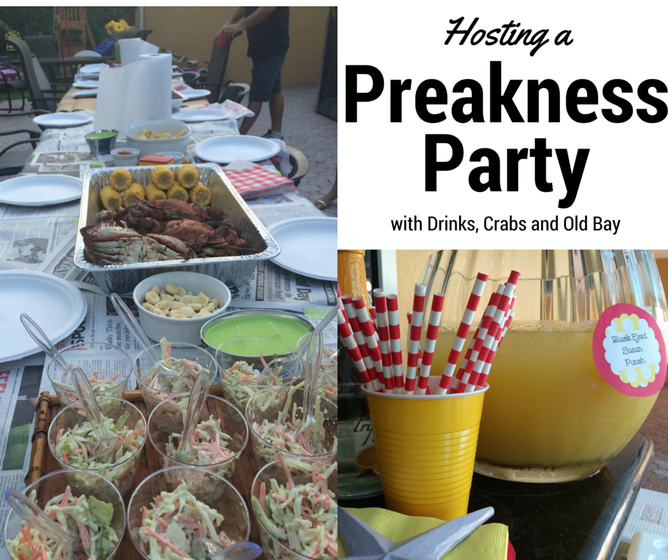 Hosting a Crab Feast Preakness Party