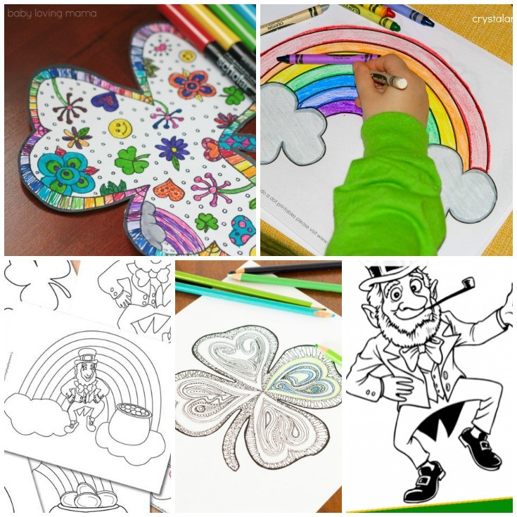 Coloring Pages for St. Patrick’s Day