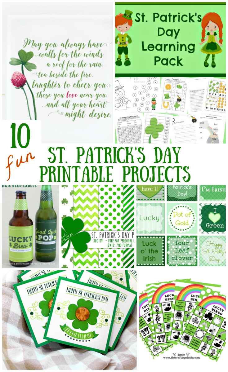 St. Patrick’s Day Printable Projects